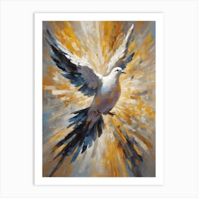 Dove In Flight Art Print