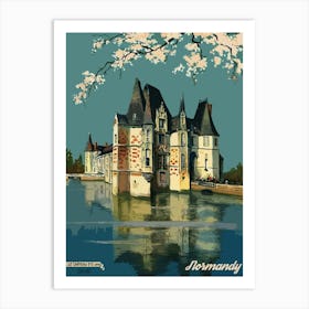 Excursions In Normandy, France, View On A Castle Art Print