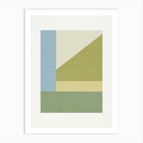 ABSTRACT MINIMALIST GEOMETRY - FV 02 Art Print