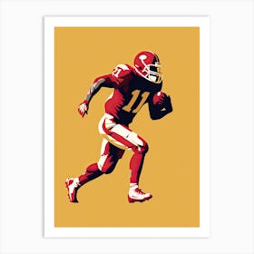 American Football Player Art Print