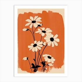 Daisy Flowers 8 Art Print