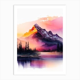 The Canadian Rockies Art Print