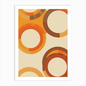 Abstract Circles 76 Art Print