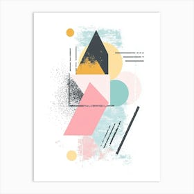 Abstract Geometric Pattern 2 Art Print