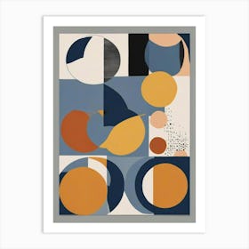 Modern Geometric Shapes Art Print (2) Art Print