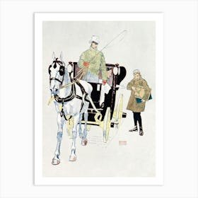 Vintage Carriage (1893), Edward Penfield Art Print