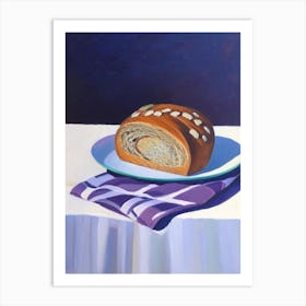 Cottage Loaf Bakery Product Acrylic Painting Tablescape Art Print