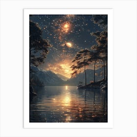 Starry Night 175 Art Print