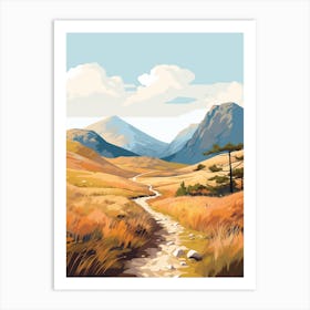 West Highland Way Ireland 5 Hiking Trail Landscape Art Print