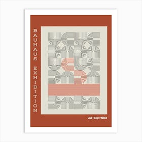 Bauhaus Exhibition 38 Art Print