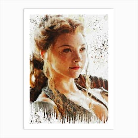 Queen Consort Margaery Tyrell Game Of Thrones Painting Art Print