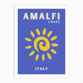 Amalfi Coast Italy Art Print