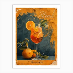 Aperol Spritz Orange 86 Art Print