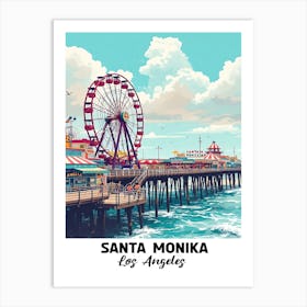 Santa Monica Art Print