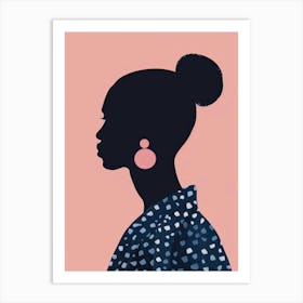 Silhouette Of A Woman 43 Art Print