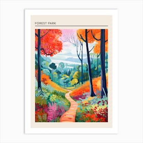 Forest Park Portland United States Art Print