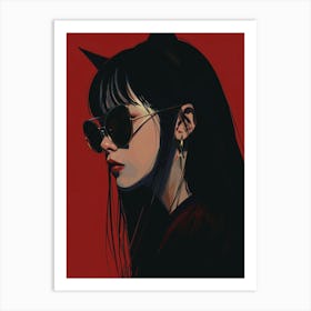 Cat Ears Art Print