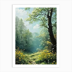 Path In The Woods 4 Art Print