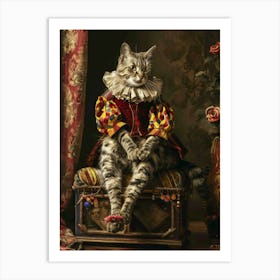 Cat In Costume 1 Art Print