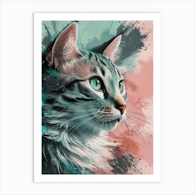 Portrait Of A Cat 1 Art Print