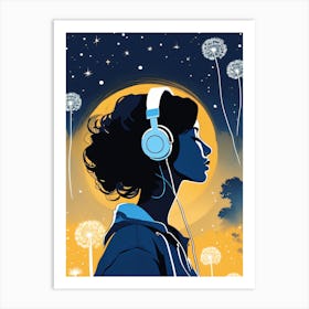 Celestial Beats Art Print