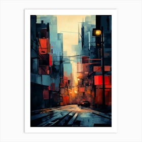 Urban Abstract Minimalist 12 Art Print