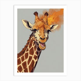 Giraffe 47 Art Print