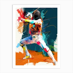 Fencing Art sport Art Print