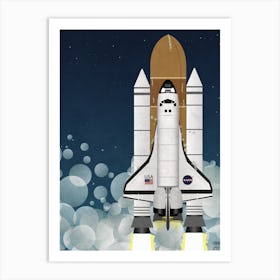 Space Shuttle Art Print
