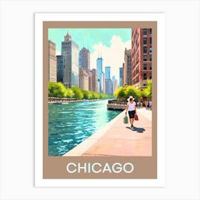 Chicago River Art Print