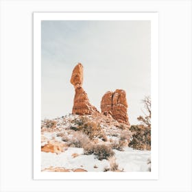 Desert Rock Formations Art Print