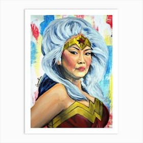 She's a Wonder Art Print