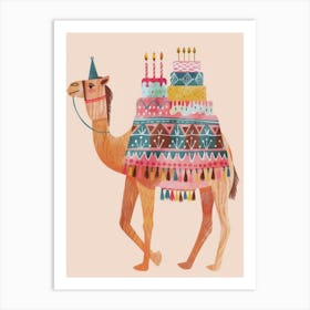 Birthday Camel 3 Art Print