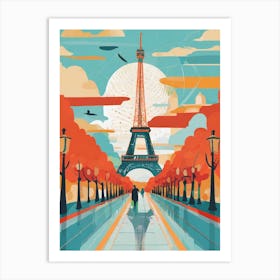 Paris Eiffel Tower 2 Art Print
