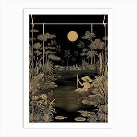 Chinese Water Lily Art Art Print