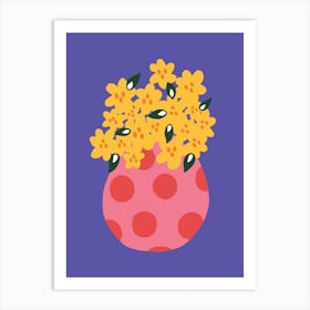 Flowers Vase Art Print