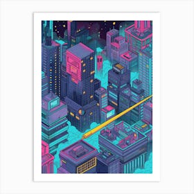 Futuristic City Art Print