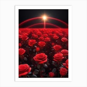 Red Roses 8 Art Print