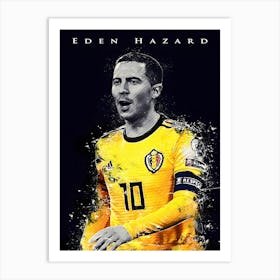 Eden Hazard Art Print