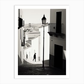 Granada, Spain, Black And White Analogue Photography 1 Art Print