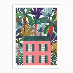 Jungle House Art Print