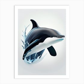  Orca Digital Illustration Art Print