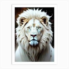 Lion art 41 Art Print