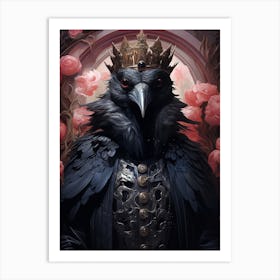 Crow King 1 Art Print