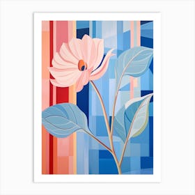 Gerbera Daisy 5 Hilma Af Klint Inspired Pastel Flower Painting Art Print