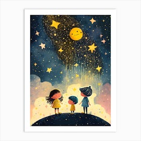 Starry Night Children's 2 Art Print