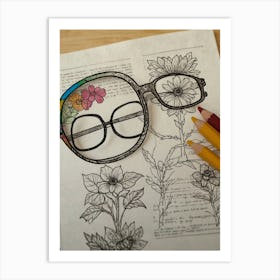 Eyeglasses 1 Art Print