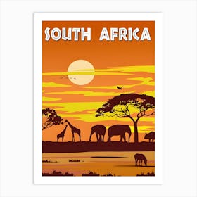 South Africa Art Print