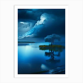 Rain Water Landscapes Waterscape Photography 1 Art Print