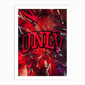 Unlv Rebels 1 Art Print